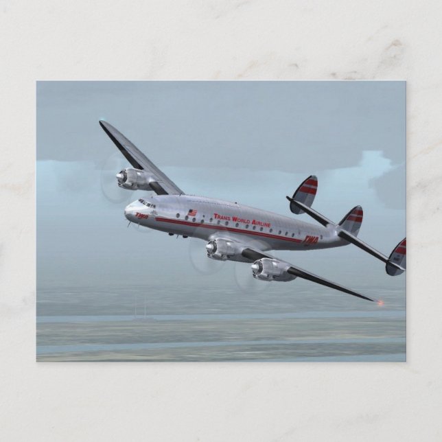 KONSTELLATIONFLYGPLAN -- FLYGHISTORIA! VYKORT (Framsida)