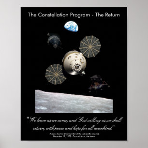 Konstellationreturtryck Poster