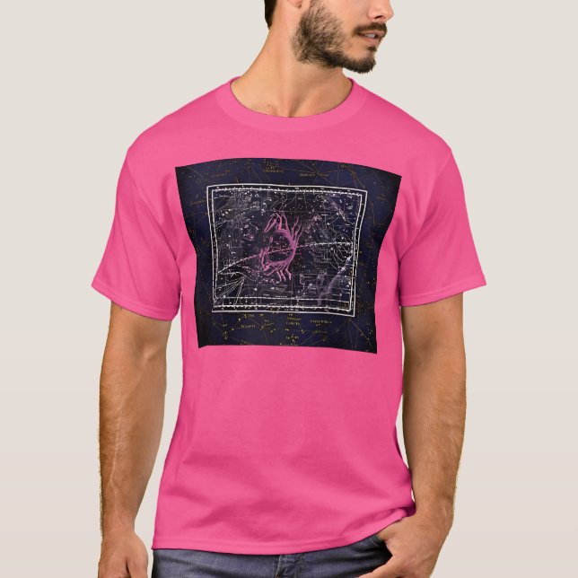 Konstellationsastronomi Konstellation Zip T Shirt (Framsida)