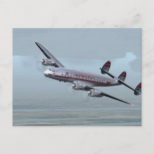 KONSTELLATIONSFLYGPLAN - LUFTFARTYG! VYKORT