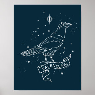 Konstellationsgrafik för RAVENCLAW™ Poster