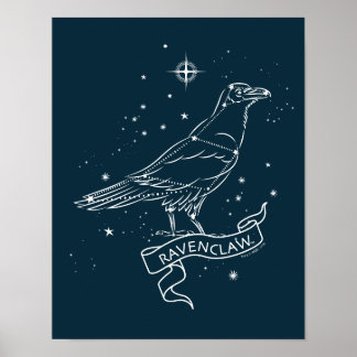 Konstellationsgrafik för RAVENCLAW™ Poster
