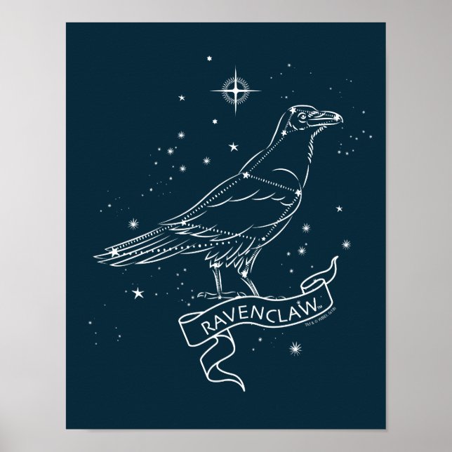 Konstellationsgrafik för RAVENCLAW™ Poster (Framsidan)
