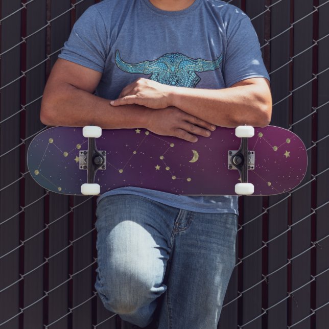 Konstellationssten Galaxy Skate Deck (Utomhus 3)