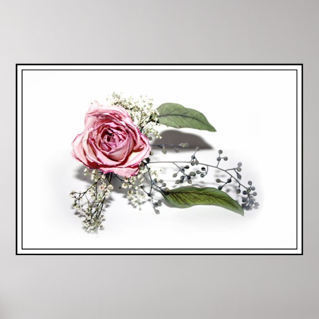 Konsten att åldras omsorgsfullt - A Rosa ros Poster (Framsidan)