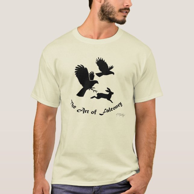 Konsten att bedriva falkenering - Harrisvråk T Shirt (Framsida)