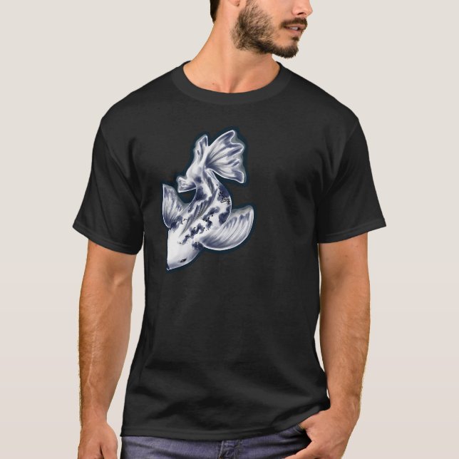 Konsten att Koi T Shirt (Framsida)
