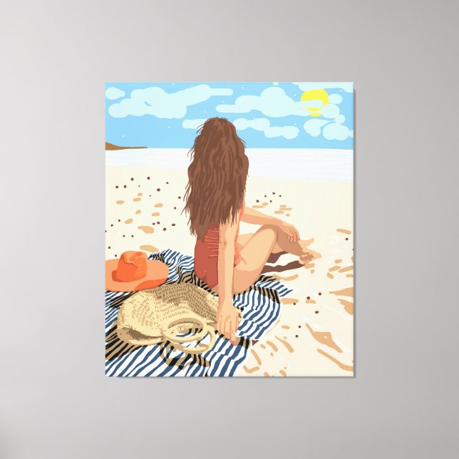 Konsten att leva är att leva i nuet canvastryck (Framsida)