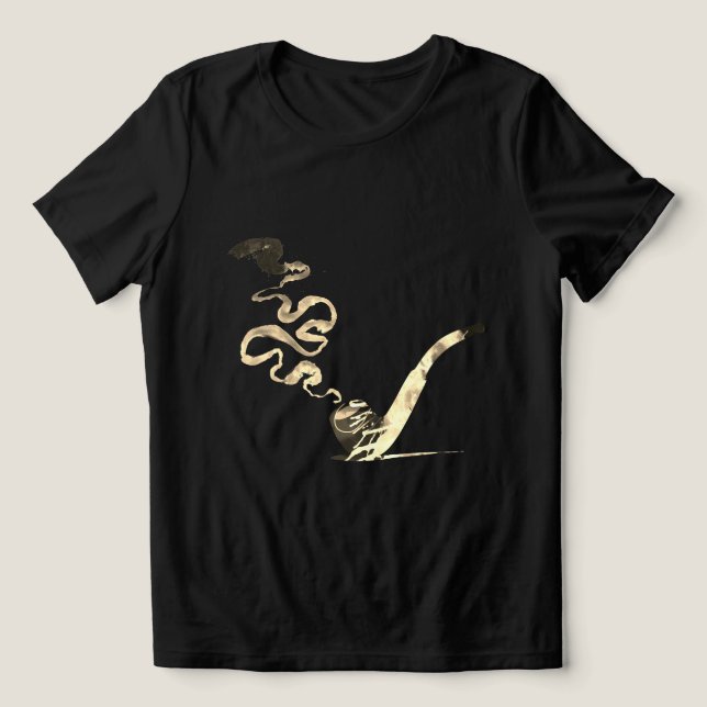 Konsten att röka pipa (Vintage) T Shirt (Design Framsida)