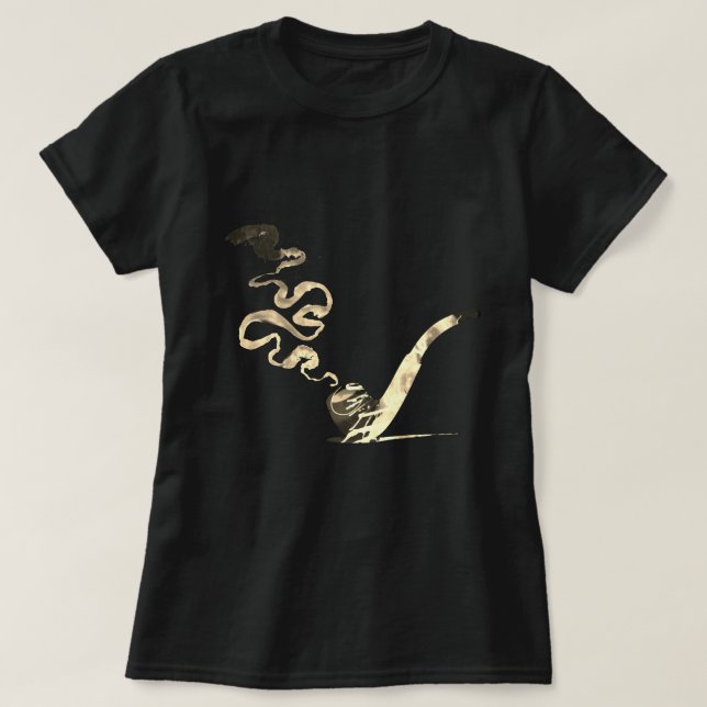 Konsten att röka pipa (Vintage) T Shirt (Design framsida)