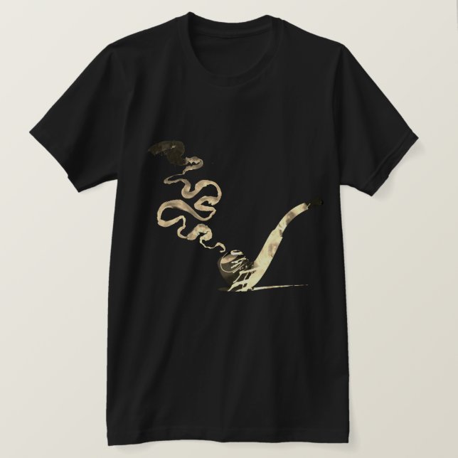 Konsten att röka pipa (Vintage) T Shirt (Design framsida)