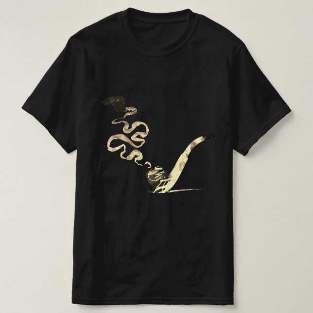Konsten att röka pipa (Vintage) T Shirt (Design framsida)