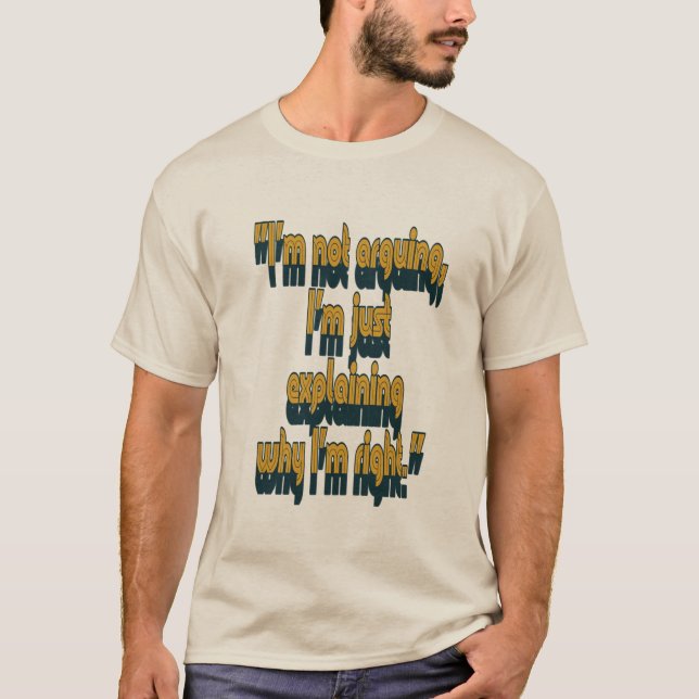 "Konsten att vara Höger" T Shirt (Framsida)