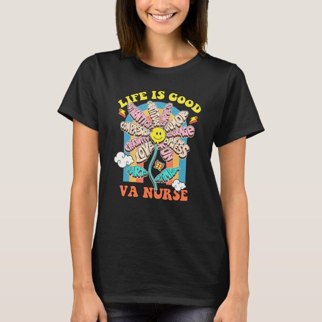 Konsten att vara optimistisk 1:a klass Blommande t Shirt (Framsida)