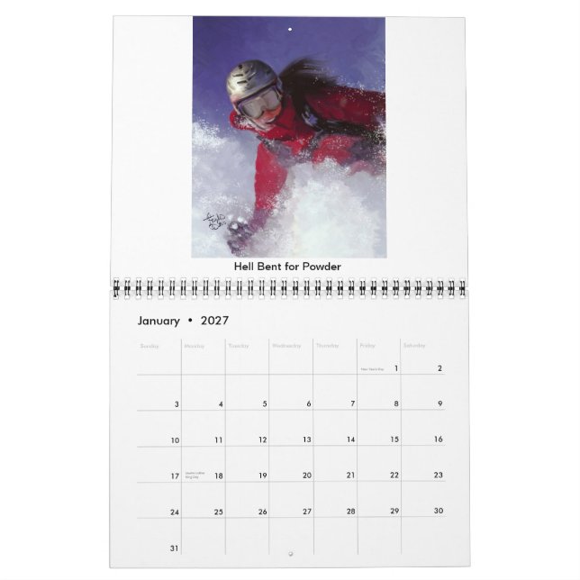 Konsten av Colleen Taylor - 2012 Kalender (Jan 2027)
