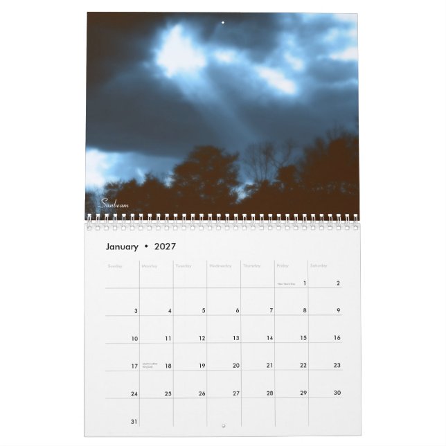 Konsten av den Tim frilansreporter Kalender (Jan 2027)