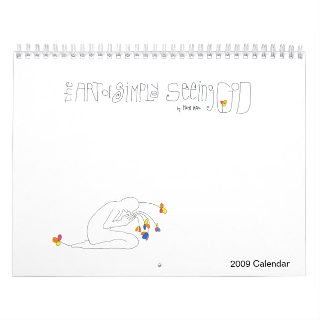 Konsten av enkelt att se guden - kalender 2009 (Omslag)