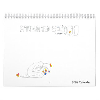 Konsten av enkelt att se guden - kalender 2009