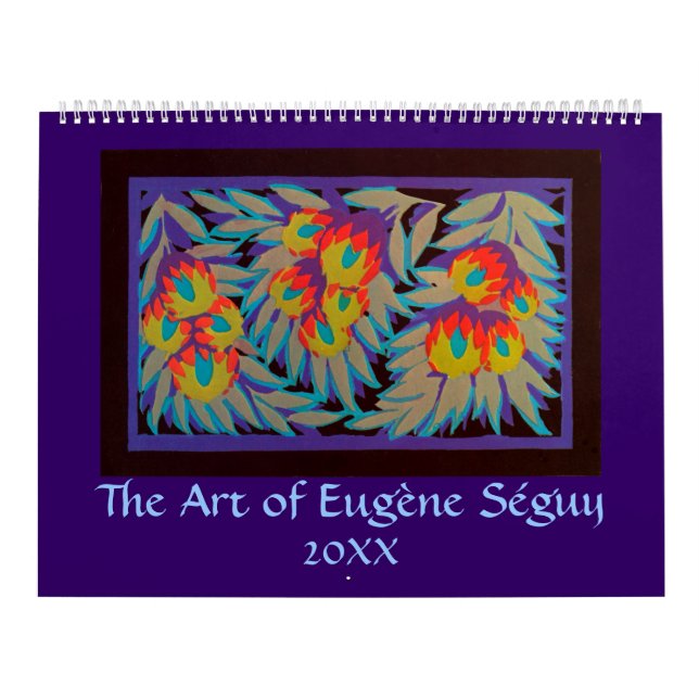 Konsten av Eugène Séguy Kalender (Omslag)