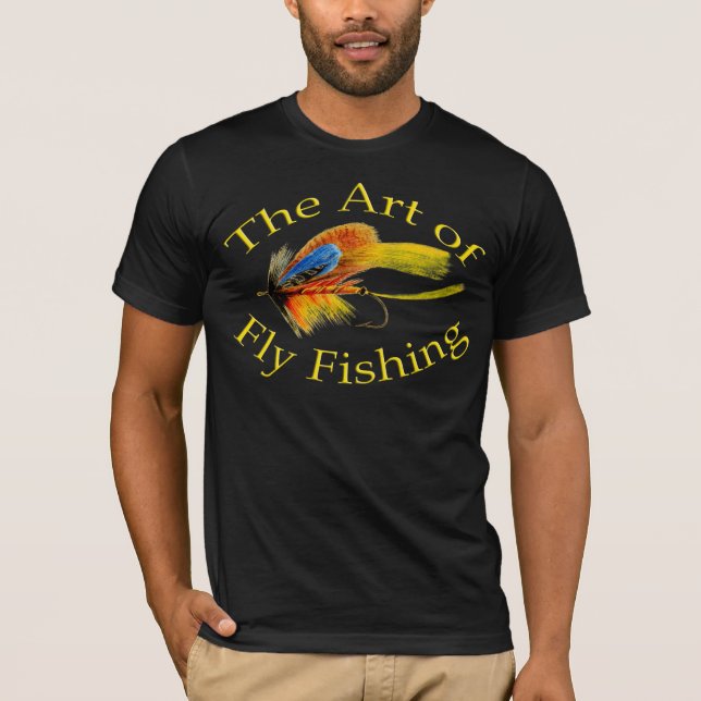 Konsten av flygfiske tee shirt (Framsida)