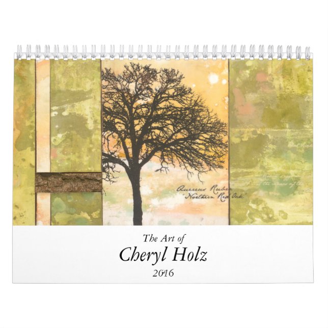 Konsten av kalendern 2016 för CHERYL HOLZ Kalender (Omslag)