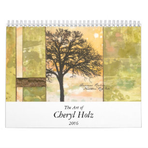 Konsten av kalendern 2016 för CHERYL HOLZ Kalender