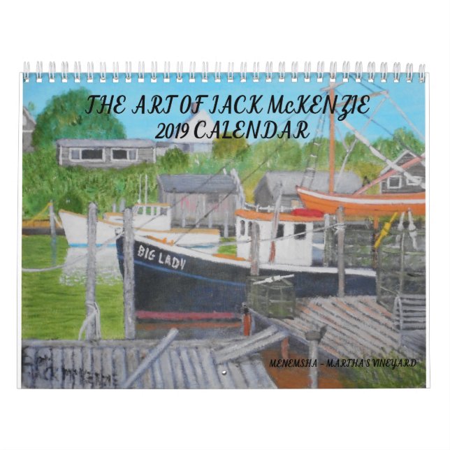 KONSTEN AV KALENDERN FÖR JACKMCKENZIE 2019 KALENDER (Omslag)