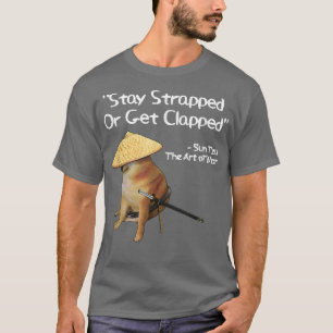 Konsten av Krig Meme är försedd med klappad Samura T Shirt