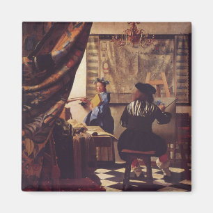 Konsten av målning av Johannes Vermeer Magnet