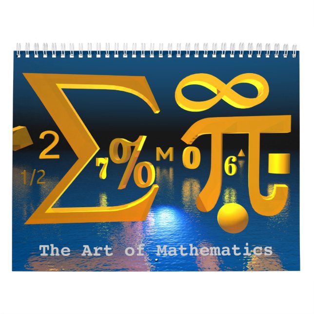Konsten av matematikkalendern kalender (Omslag)
