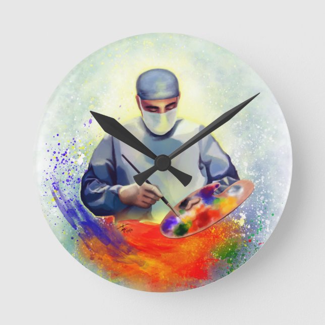 Konsten av medicinen rund klocka (Framsida)