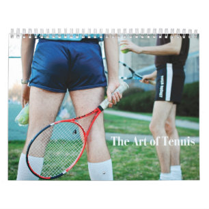 Konsten av tenniskalendern kalender