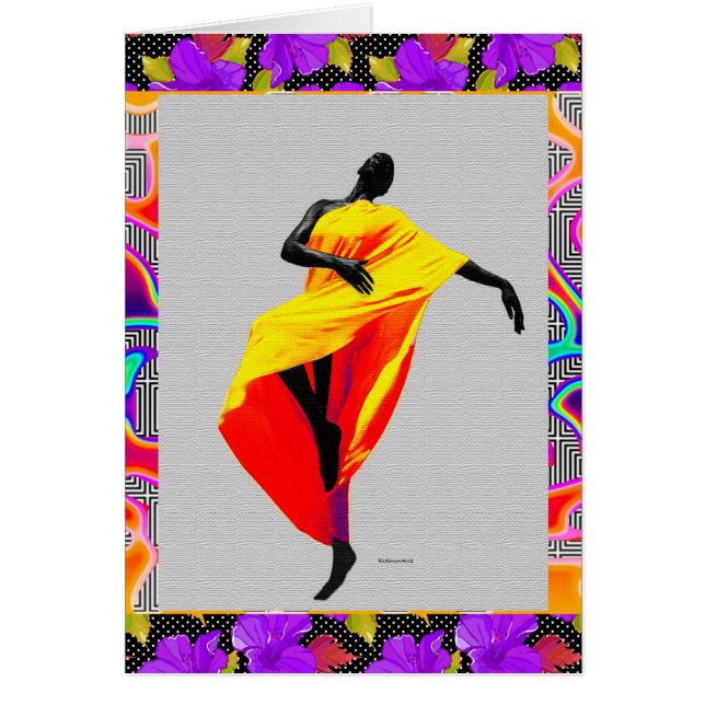 Konsten Dance Hälsningskort (Framsidan)