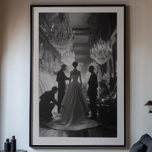 Konsten Elegance: en klassisk konturapparat Poster