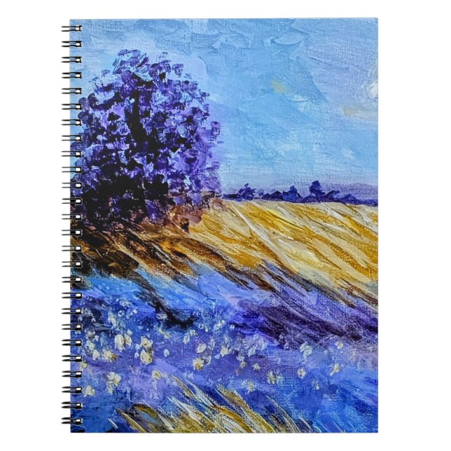 Konsten för bra, van Gogh stil Anteckningsbok (Framsidan)