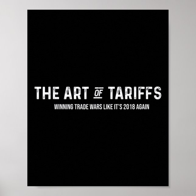 Konsten för Krig med förmånstullar Poster (Framsidan)