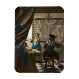 Konsten för målning av Johannes Vermeer Magnet