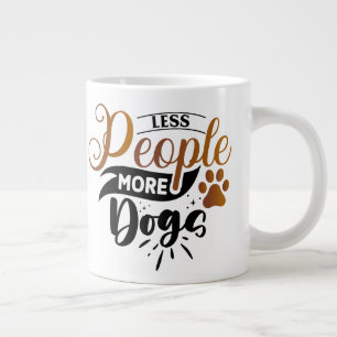 Konsten för positiv Hund Motiveringsoffert Jumbo Mugg