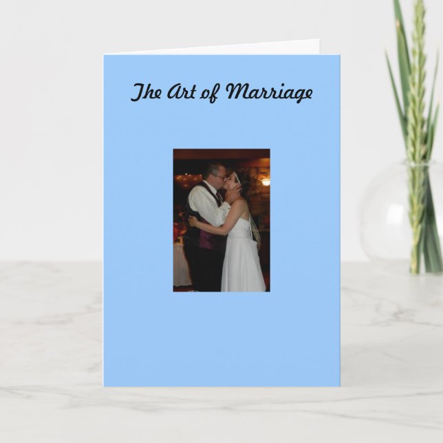 Konsten Giftermål Kort (Framsida)