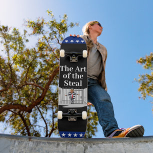 Konsten i Skateboard Steal Trump