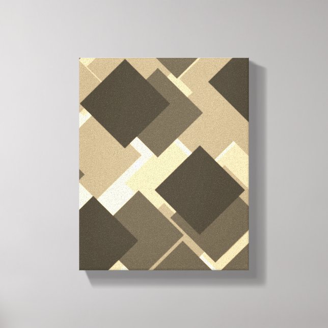 Konsten med rutmönster canvastryck (Framsida)