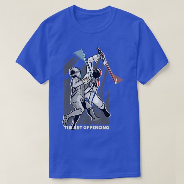 Konstens staketsport för Fencer Funny Fe T Shirt (Design framsida)