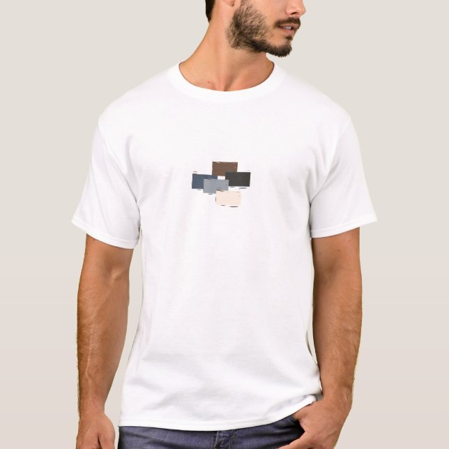 Konster & kvarter för hantverkstilfärg tee shirt (Framsida)