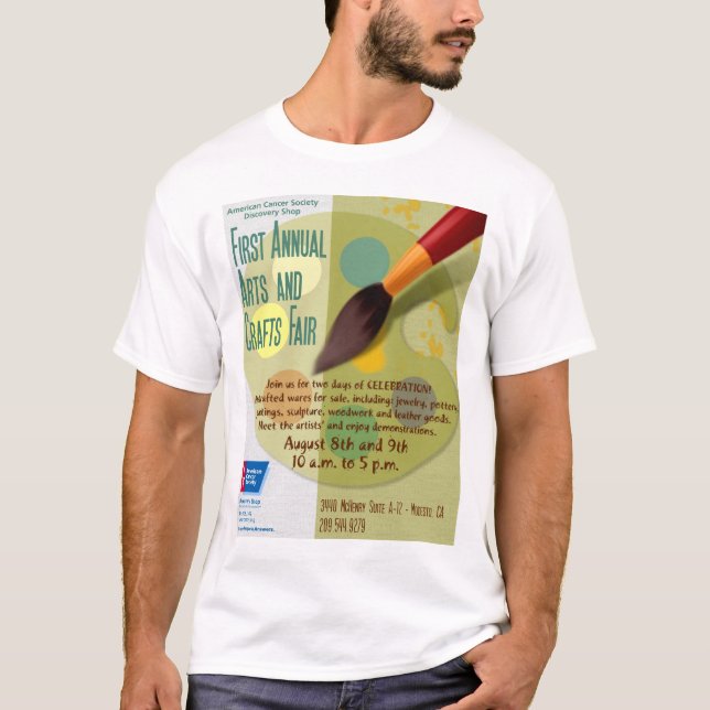 Konster 'n tillverkar mässan t-shirt (Framsida)