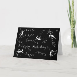Konstfajer Glad jul Helgkort