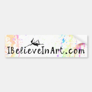 Konstfe: befordrings- IBelieveInArt.com Bildekal