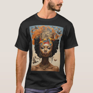 Konstform för Surrealism: svart historiemånad T Shirt