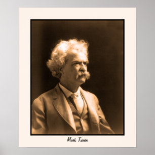 Konstfoto Mark Twain Poster