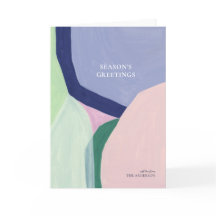 Konstfull julkort för högtider