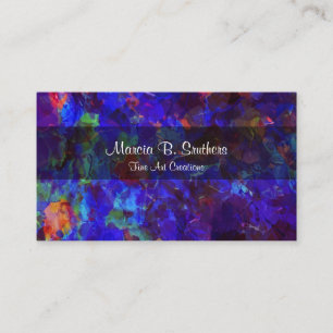 Konstgalleri abstrakt Businesscards Visitkort